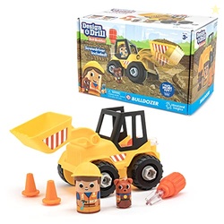 Educational Insights Design & Drill Bolt Buddies Bulldozer STEM Toy