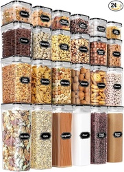 PRAKI AIRTIGHT FOOD STORAGE CONTAINERS SET WITH LIDS - 24 PCS