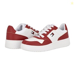 Tommy Hilfiger Women's Twigye White/Red 5.5M