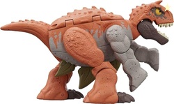 Mattel Jurassic World Fierce Changers 2-in-1 Dinosaur Action Figure, Double Danger Toy Transforms from Carnotaurus to Stegosaurus in 11 Steps