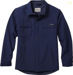Legendary Whitetails Men's Storm Chaser Softshell Shirt Jacket, Peacoat, Small