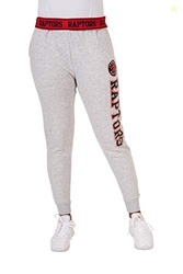 Ultra Game Toronto Raptors Women Jogger Pants Active Basic Fleece Sweatpants, Heather Gray, Medium