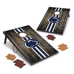 Wild Sports NCAA Penn State Nittany Lions 2' x 3' MDF Deluxe Cornhole Set - with Corners and Aprons, Team Color