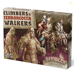 ZOMBICIDE WHITE DEATH: CLIMBERS & TERRORCOTTA WALKERS EXPANSION - ADD 30 NEW MINIS! COOPERATIVE STRATEGY GAME WITH TABLETOP MINIATURES, AGES 14+, 1-6 PLAYERS, 1 HOUR PLAYTIME, MADE BY CMON