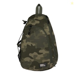 Eddie Bauer Ripstop 8L Shoulder Sling Pack with Padded Air-Mesh Adjustable Crossbody Strap for Right or Left Handed Fit - Camo