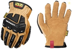 Mechanix Wear DuraHide M-Pact Driver F9-360 Cut Gloves - Leather Impact-Resistant Work Gloves for Hand Support - Heavy Duty - Secure Fit - Machine Washable - Brown - X-Large
