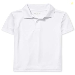 THE CHILDREN'S PLACE BOYS' UNIFORM PERFORMANCE POLO, WHITE, XXL (16)