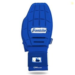 Franklin Sports MLB Baseball + Softball Sliding Mitt - CFX PRT Adult Protective Baserunning Sliding Glove - Left + Right Hand Mitt - Hand + Wrist Protector for Running - Royal - One Size
