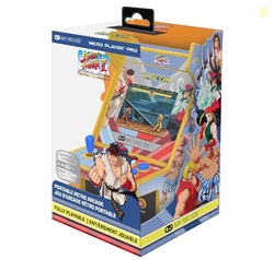 My Arcade Super Street Fighter II Micro Player Pro: Retro Arcades 2 Games in 1, Portable Game, 6.75" Arcade Machine, Video Game Collectible
