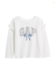 GAP Baby Girls Ribbed Knit Top New Off White V2 4YRS