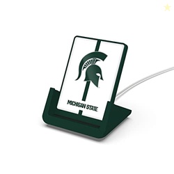 SOAR NCAA Cell Phone Wireless Charging Stand V.4, Michigan State Spartans