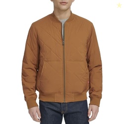 Levi's Men's Diamond Quilted Bomber Jacket, Worker Brown Patch Pocket, X-Large