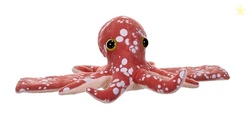Wild Republic Huggers Glow Octopus, Stuffed Animal, 8 Inches, Slap Bracelet, Plush Toy, Fill is Spun Recycled Water Bottles
