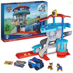 Paw Patrol Lookout Tower Playset with Toy Car Launcher, 2 Chase Action Figures, Chases Police Cruiser and Accessories, Kids Toys for Ages 3 and up