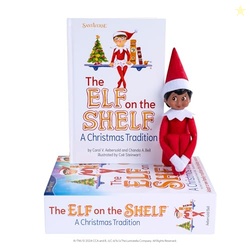 The Elf on the Shelf: A Christmas Tradition - Girl Scout Elf with Brown Eyes - Includes Artfully Illustrated Storybook, Keepsake Box and Official Adoption Certificate
