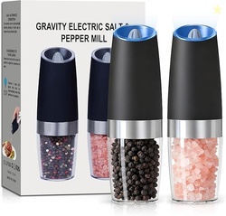 Gravity Electric Salt and Pepper Grinder set of 2