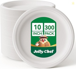 JOLLY CHEF COMPOSTABLE HEAVY DUTY PLATES   [ ]