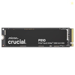 Crucial P510 PCIe Gen5 NVMe 2TB SSD, Up to 10,000MB/s, TLC NAND, Laptop & Desktop (PC) Compatible, for Gamers & Creatives, Solid State Drive  CT2000P510SSD8-01