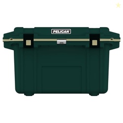 Pelican Elite 70 Quart (QT) Cooler (Hunter Green/Tan)