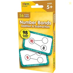 Teacher Created Resources Number Bonds Flash Cards - Addition and Subtraction (EP62054)