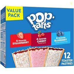 Pop-Tarts Toaster Pastries, Breakfast Foods, Kids Snacks, Variety Pack (12 Pop-Tarts)