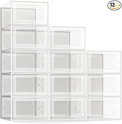 SEE SPRING 12 Pack Shoe Storage Box
