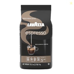 Lavazza Espresso Whole Bean Coffee, Medium Roast, 100% Arabica, 2.2 lb Bag