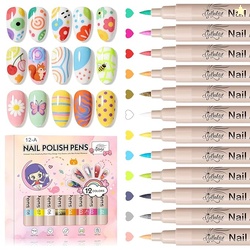 12 COLORS NAIL ART PENS SET