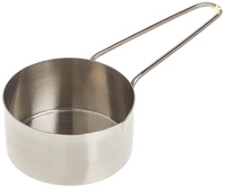 American METALCRAFT, Inc. 1/2 Stainless Steel Measuring Cup, 1/2-Cup, Silver
