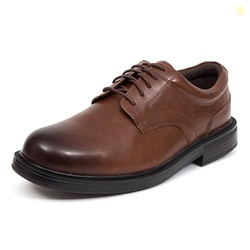 Deer Stags Men's Times Plain Toe Oxford,Brown2,8