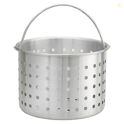 WINWARE B001CHKLOU PROFESSIONAL ALUMINUM STEAMER BASKET FITS 60-QUART STOCK POT, SILVER