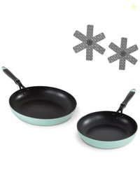DASH Nonstick Hard Anodized 10 Inch and 12 Inch Fry Pan Cookware Set