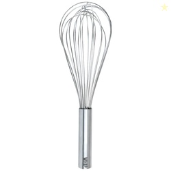 Tovolo Balloon Whisk Stainless Steel 11 in Whip Whisk for Cooking Blending Mixing Stirring Whipping Beating, Dishwasher Safe Metal Handheld Large Heavy Duty Multi Function Whip Whisking Mixing Tool