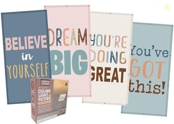 Teacher Created Resources Be Positive Calming Covers Ceiling Light Filters (TCR20143)