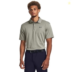 Under Armour Men's Tech Golf Polo, (504) Grove Green / / Pitch Gray, Small