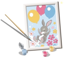 Ravensburger Flying Bunny Paint by Numbers Kit for Kids - 23564 - Painting Arts and Crafts for Ages 7 and Up