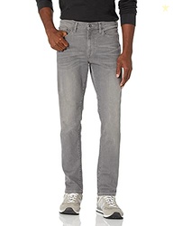 Amazon Essentials Men's Slim-Fit Comfort Stretch Jeans - Discontinued Colors, Grey, 34W x 29L