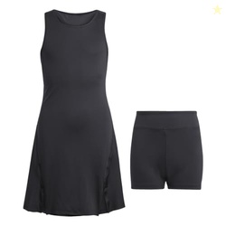 Adidas Girls' Club Tennis Dress, Black, Medium