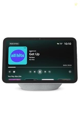 Amazon Echo Show 8 (newest model), Vibrant HD 8.7" display with spatial audio, with Alexa+ Early Access, Glacier White