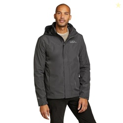 Eddie Bauer Men's Rainfoil Packable Jacket, Dark Smoke Recycled, XX-Large