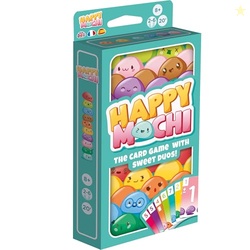 Asmodee Happy Mochi Card Game (Eco-Blister) - Fast-Paced Strategy Game for Kids & Families with Colorful Effects & Cute Mochi Characters, Ages 8+, 2-6 Players, 20 Minute Playtime