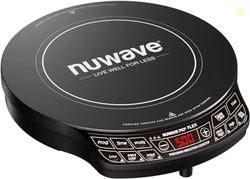 Nuwave Precision Induction Cooktop, 10.25 Shatter-Proof Ceramic Glass, 6.5 Heating Coil, 45 Temps from 100F to 500F, 3 Wattage Settings 600, 900 & 1300 Watts