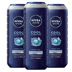 NIVEA MEN Cool Body Wash, Pack of 3