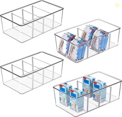 Vtopmart 4 Pack Food Storage Organizer Bins