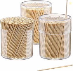 GUSTO [1500 Count] Bamboo Wooden Toothpicks
