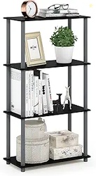 Furinno TURN-N-TUBE Storage Shelves, 4-Tier 