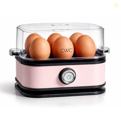 COOK WITH COLOR 6-Egg Capacity Egg Cooker  For Soft, Medium, Or Hard-B