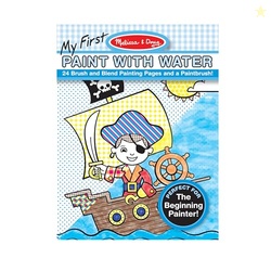 Melissa & Doug My First Paint With Water Kids' Art Pad With Paintbrush