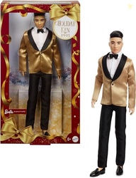 Barbie Signature 2025 Holiday Black Hair Ken Collectible Fashion Doll 