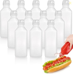 12 Pack Condiment Squeeze Bottles